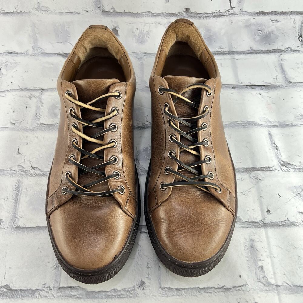 Thursday Boot Co. Leather Premier Low Top Everyday Sneakers Mens 9 Brown Lace Up